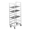 Channel Manufacturing 447A3 23in x 30in x 36in Aluminum Cafeteria Tray Rack with 5in Spacing 