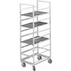 Channel Manufacturing 447A6 23in x 30in x 64in Aluminum Cafeteria Tray Rack with 5in Spacing 