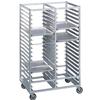 Channel Manufacturing 420A6 41in x 26in x 64in Aluminum Double Tray Rack with 2in Spacing 