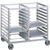 Channel Manufacturing 421A3 41in x 26in x 36in Aluminum Double Tray Rack with 3in Spacing 