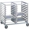 Channel Manufacturing 422A3 41in x 26in x 36in Aluminum Double Tray Rack with 4in Spacing 