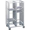 Channel Manufacturing 423A6 41in x 26in x 64in Aluminum Double Tray Rack with 5in Spacing 