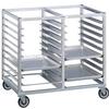 Channel Manufacturing 424A3 41in x 26in x 36in Aluminum Double Tray Rack with 6in Spacing 