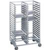 Channel Manufacturing 424A6 41in x 26in x 64in Aluminum Double Tray Rack with 6in Spacing 