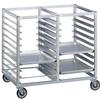 Channel Manufacturing 457A3 41in x 30in x 36in Aluminum Double Tray Rack with 3in Spacing 