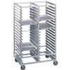 Channel Manufacturing 457A6 41in x 30in x 64in Aluminum Double Tray Rack with 3in Spacing 