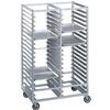 Channel Manufacturing 458A6 41in x 30in x 64in Aluminum Double Tray Rack with 4in Spacing 