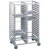 Channel Manufacturing 460A6 41in x 30in x 64in Aluminum Double Tray Rack with 6in Spacing 