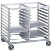 Channel Manufacturing 465A3 45in x 30in x 36in Aluminum Double Tray Rack with 3in Spacing 