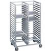 Channel Manufacturing 465A6 45in x 30in x 64in Aluminum Double Tray Rack with 3in Spacing 