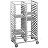 Channel Manufacturing 466A 45in x 30in x 70in Aluminum Double Tray Rack with 4in Spacing 