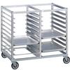 Channel Manufacturing 466A3 45in x 30in x 36in Aluminum Double Tray Rack with 4in Spacing 