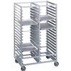 Channel Manufacturing 466A6 45in x 30in x 64in Aluminum Double Tray Rack with 4in Spacing 