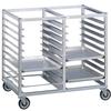 Channel Manufacturing 468A3 45in x 30in x 36in Aluminum Double Tray Rack with 6in Spacing 