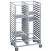 Channel Manufacturing 468A6 45in x 30in x 64in Aluminum Double Tray Rack with 6in Spacing 