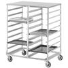 Channel Manufacturing CTR15206 44in x 30in x 36in Aluminum Cafeteria Tray Rack with 5in Spacing 