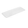 Channel Manufacturing P1230-W 12.5in x 30in White Plastic Bakery Display Tray - 1dz 