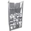 Channel Manufacturing CSBR-80 33.25in x 28in Aluminum Stationary Can Storage Rack 