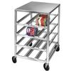 Channel Manufacturing CSR-4MA 25.75in x 35.25in Aluminum Mobile Can Rack with Aluminum Top 