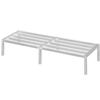 Channel Manufacturing ED2472 72in x 24in x 12in Aluminum C-Channel Dunnage Rack 