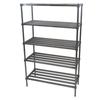 Channel Manufacturing TA2454-5-KIT 54inx 24in x 72in Aluminum Adjustable Tubular Shelving Kit 
