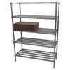 Channel Manufacturing TA2460-4-KIT 60inx 24in x 2in Aluminum Adjustable Tubular Shelving Kit 