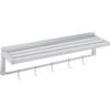 Channel Manufacturing TWS1248/PH 48in x 12in Welded Aluminum Tubular Wall Shelf 