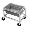 Channel Manufacturing 501LS 19in x 26in Welded Stainless Steel Mobile Bus Bin Cart 
