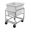 Channel Manufacturing 8ABC 21.75in x 41in Aluminum 8 Bushel Bus Bin Cart with Bin Included 