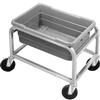 Channel Manufacturing AXD501L 19.5in x 26in Welded Heavy-Duty Aluminum Bus Bin Cart 