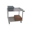 Channel Manufacturing TDC2937A-2 37in x 29in Heavy-Duty Aluminum Two-Shelf Utility Cart 