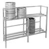 Channel Manufacturing KSR72 71.5in x 20in Welded Aluminum Keg Storage Rack 