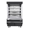 Everest Refrigeration EOMV-48-B-28-T 48in Wide Open Display Merchandiser Refrigerator 