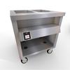 Duke Manufacturing TWHF-32PG Thurmaduke 32in Electric 2 Well Mobile Waterless Steam Table 