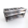 Duke Manufacturing TWHF-74PG Thurmaduke 74in Electric 5 Well Mobile Waterless Steam Table 