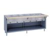 Duke Manufacturing G-5-CBSS Thermaduke 74in (5) Dry Heat Well Gas Steam Table 