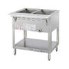 Duke Manufacturing WB302 Aerohot (2) Pan Gas Wet Steam Table with Carving Board 