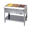 Duke Manufacturing WB303 Aerohot (3) Pan Gas Wet Steam Table with Carving Board 