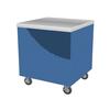 Duke Manufacturing TCU-32PG Thurmaduke 32"W x 32"D Mobile Serving Counter Corner Unit 