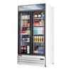 Everest Refrigeration EMSGR33 39in Wide Two Section Glass Door Merchandiser Cooler 