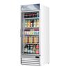 Everest Refrigeration EMGR24U 29in Wide One Section Glass Door Merchandiser Cooler 