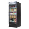 Everest Refrigeration EMGR24B 29in Wide One Section Glass Door Merchandiser Cooler 