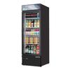 Everest Refrigeration EMGR20B 24.75in Wide One Section Glass Door Merchandiser Cooler 