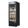 Everest Refrigeration EMGR10B 24in Wide One Section Glass Door Merchandiser Cooler 