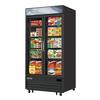 Everest Refrigeration EMGF36B 41in Wide Two Section Glass Door Merchandiser Freezer 