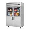 Everest Refrigeration EGSH4 50in Wide Two Section Four Door reach-In Refrigerator 