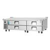Everest Refrigeration ECB82D4 82in Wide Four Drawer Chef Base Refrigerator 