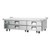 Everest Refrigeration ECB82-86D4 86.25in Wide Four Drawer Chef Base Refrigerator 