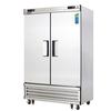 Everest Refrigeration EBSRF2 50in Wide Two Door Dual Temp Reach-In Refrigerator/Freezer 
