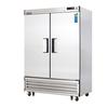 Everest Refrigeration EBR2 54in Wide 50cuft Two Door Reach-In Refrigerator 